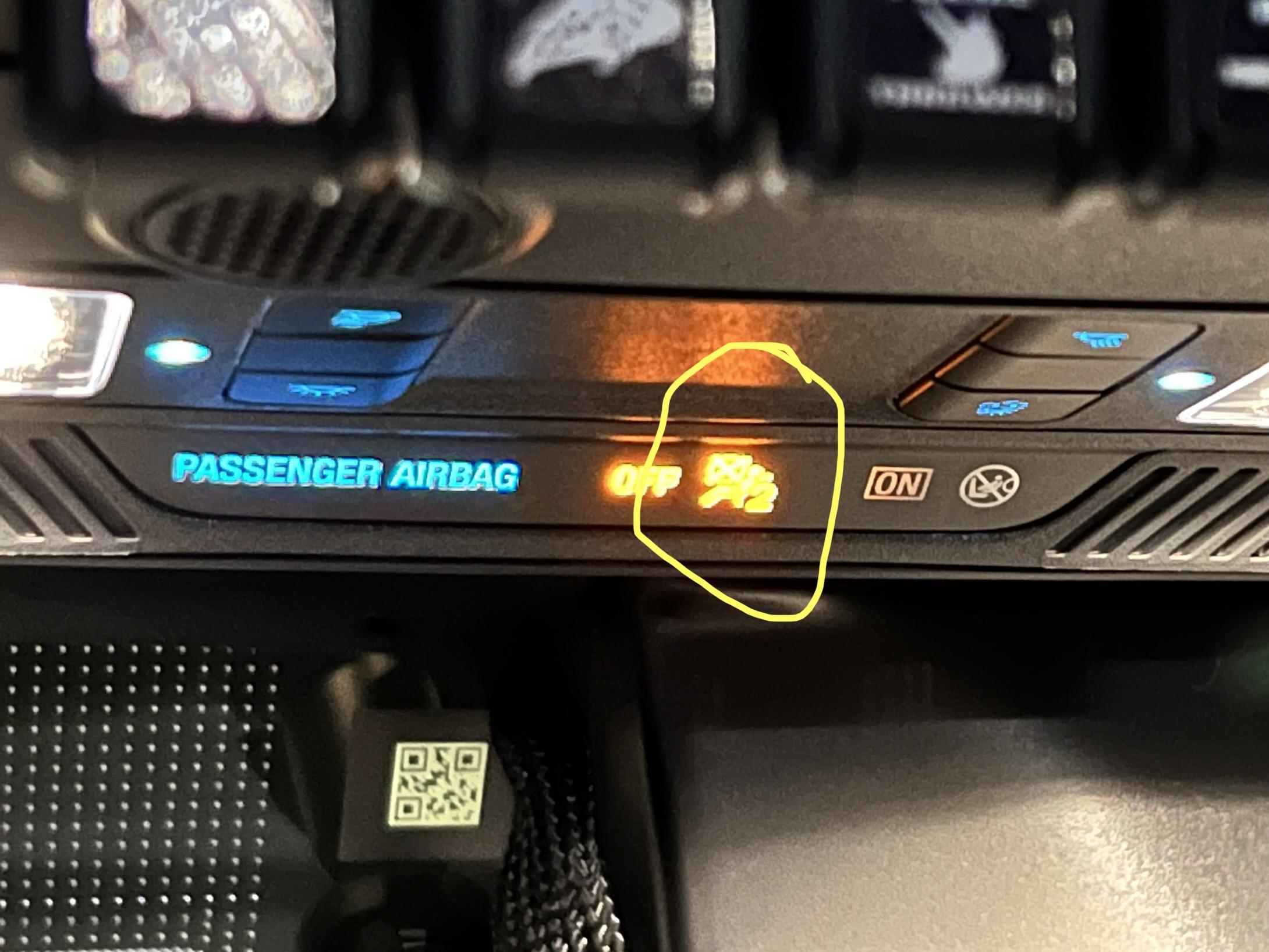 voyant airbag allumé